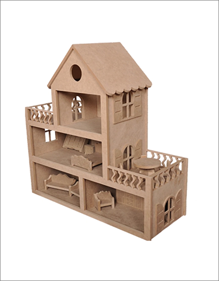 Ahşap Barbie Oyun Evi
