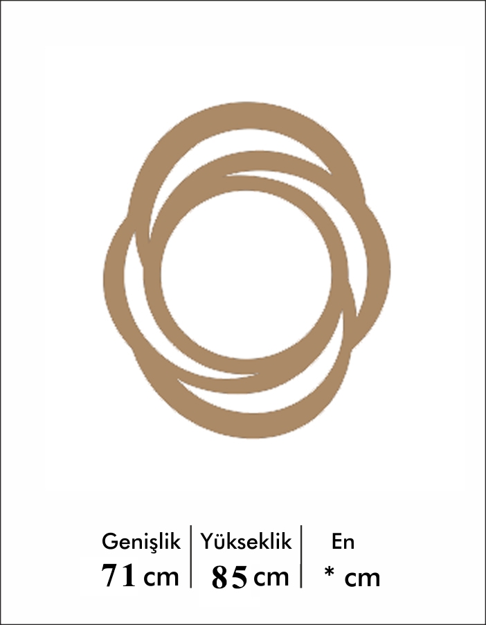 Ahşap Sarmal Ayna Çerçevesi