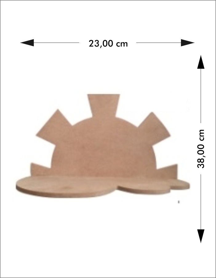 Ahşap Güneşli Raf