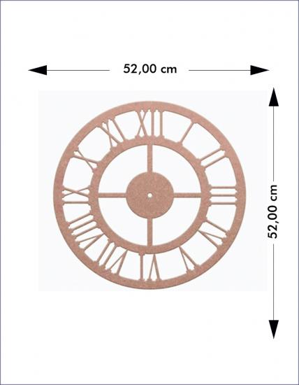 Ahşap Romen Rakamlı Saat