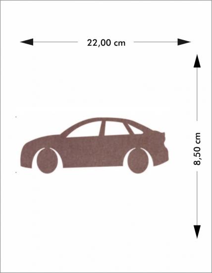 Ahşap Boyanabilir Ayakta Durabilir Obje Kedili