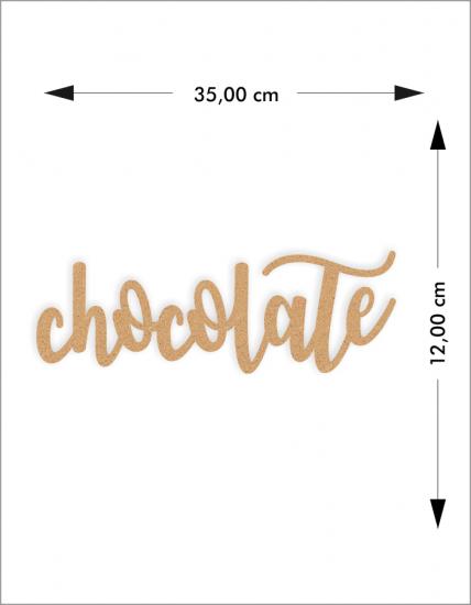 Ahşap Boyanabilir  Chocolate   Duvar Süsü