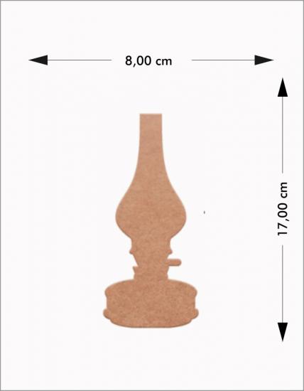 Ahşap Gaz Lambası Obje