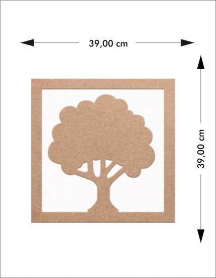 Ahşap Ağaç Duvar Süsü