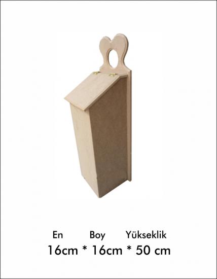 Ahşap Düz Poşetlik
