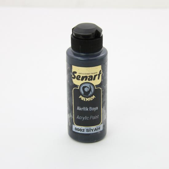 SENART PREMİUM AKRİLİK 0002-SİYAH 120ML