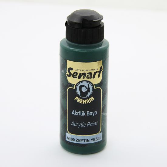 SENART PREMİUM AKRİLİK 5100-ZEYTİNYEŞİL 120ML