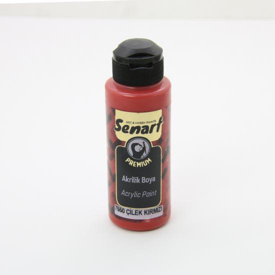 SENART PREMİUM AKRİLİK 7550 ÇİLEK KIRMIZI 120 ML