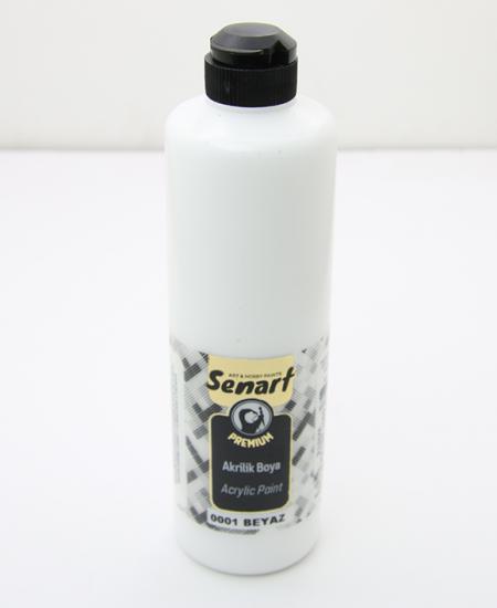 SENART PREMİUM AKRİLİK 0001-BEYAZ 500ML