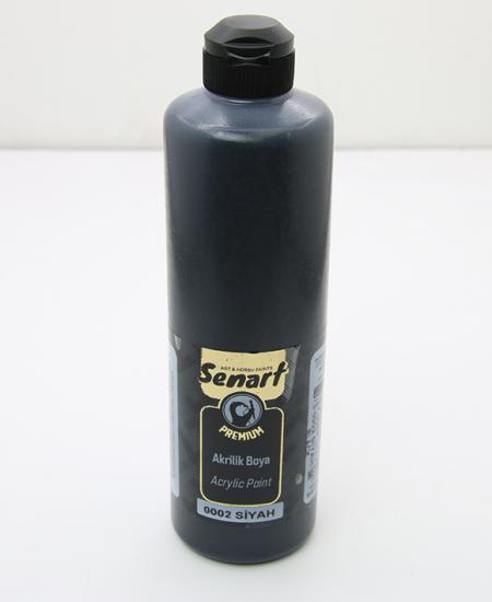 SENART PREMİUM AKRİLİK 0002-SİYAH 500ML