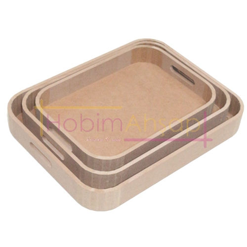 Ahşap Oval Büyük Boy 